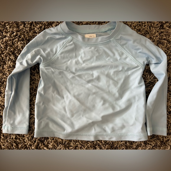Starting Out Light Blue Infant Rash Guard Top - Picture 3 of 5
